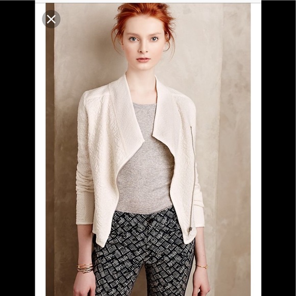 Anthropologie Jackets & Blazers - Anthropologie Moth Birte Textured Moto jacket, L